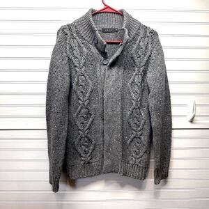 KOAN Grandpa Hidden Button Front Cardigan Size S